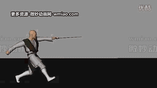 非常牛B的maya动画师个人练习作品-剑术 - 动画资料 - 微妙网wmiao.com