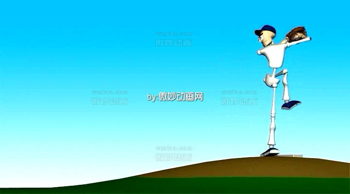 丢球扔球3D动画参考maya抛球动作参考 - 动画资料 - 微妙网wmiao.com