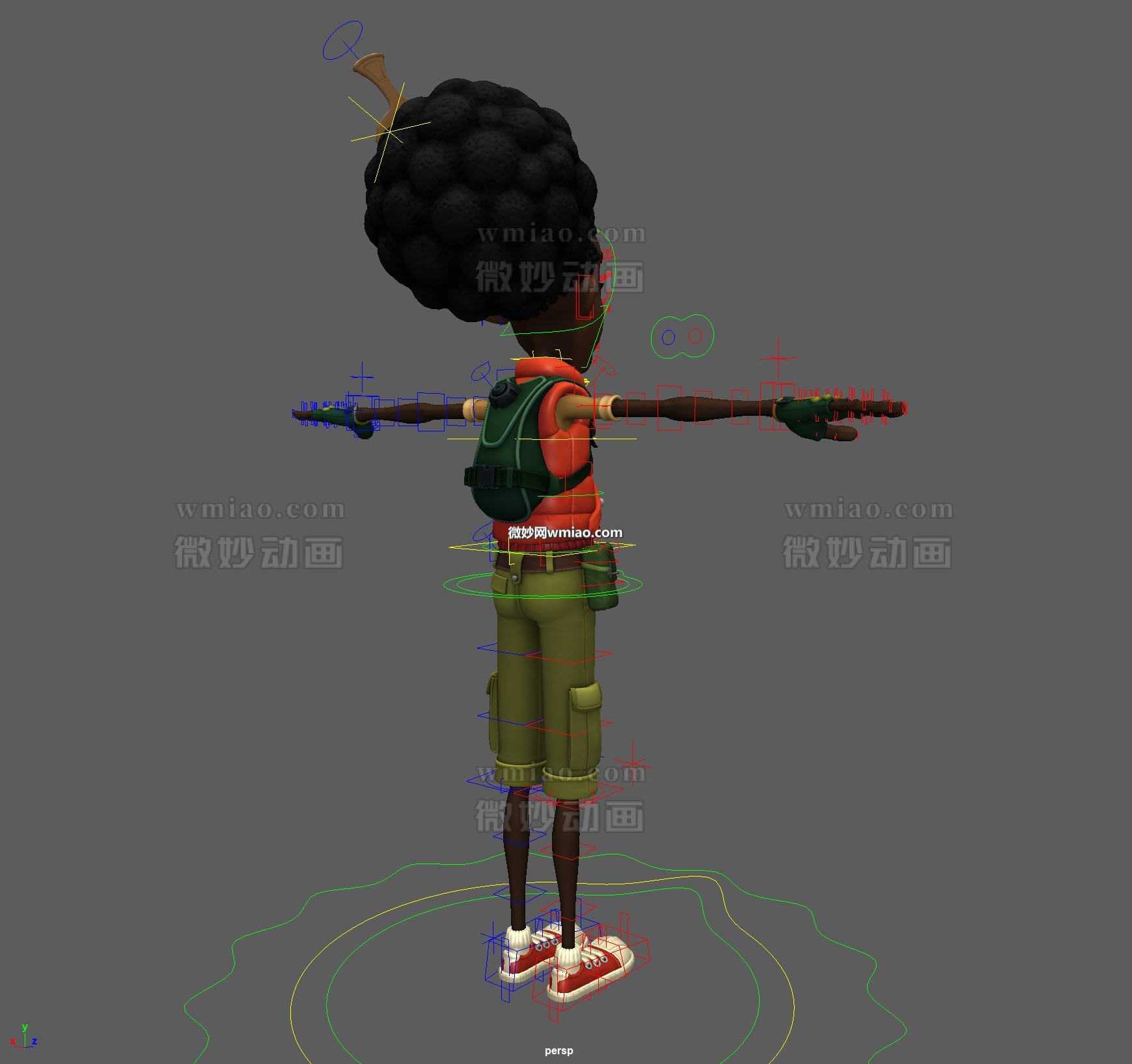 Shelltoes boy full rigged with textures