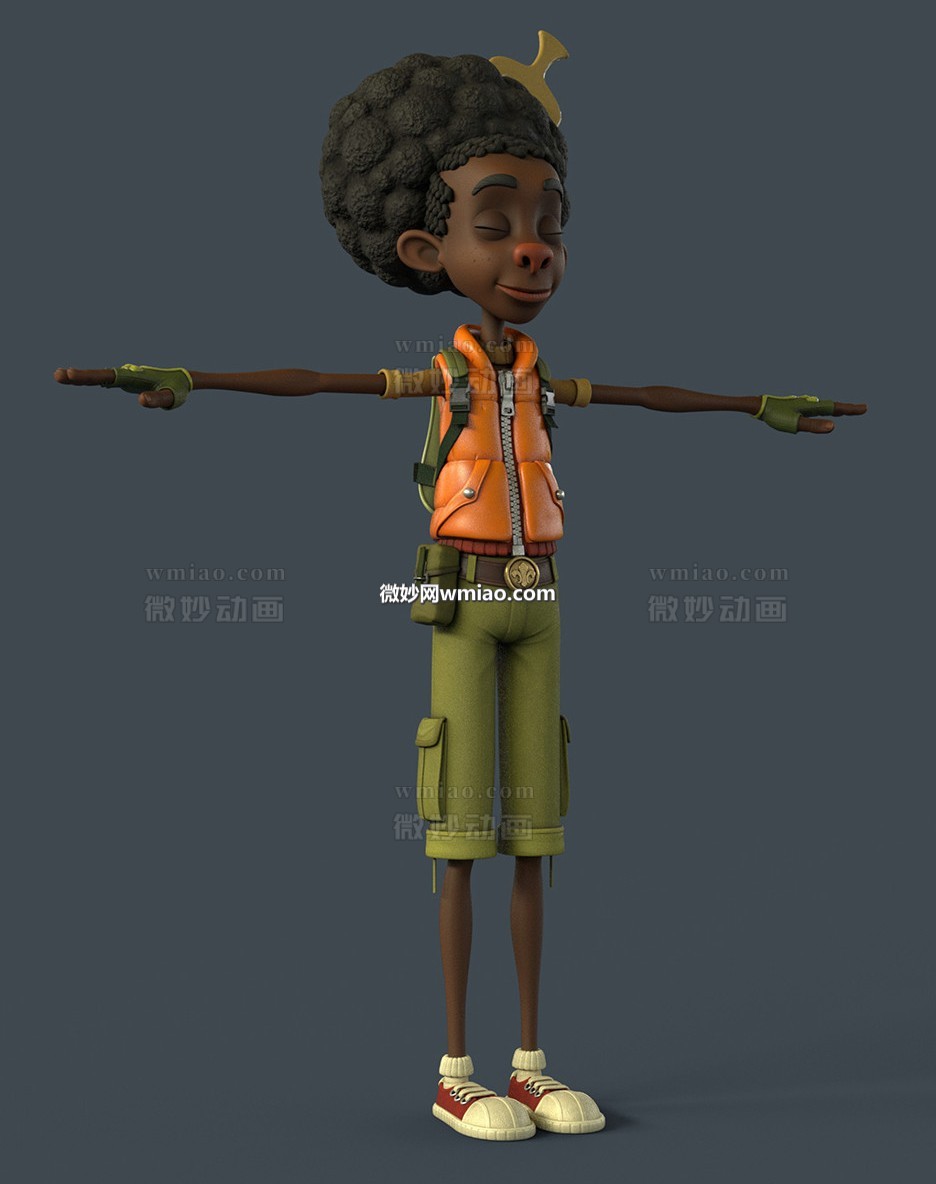 Shelltoes boy full rigged with textures