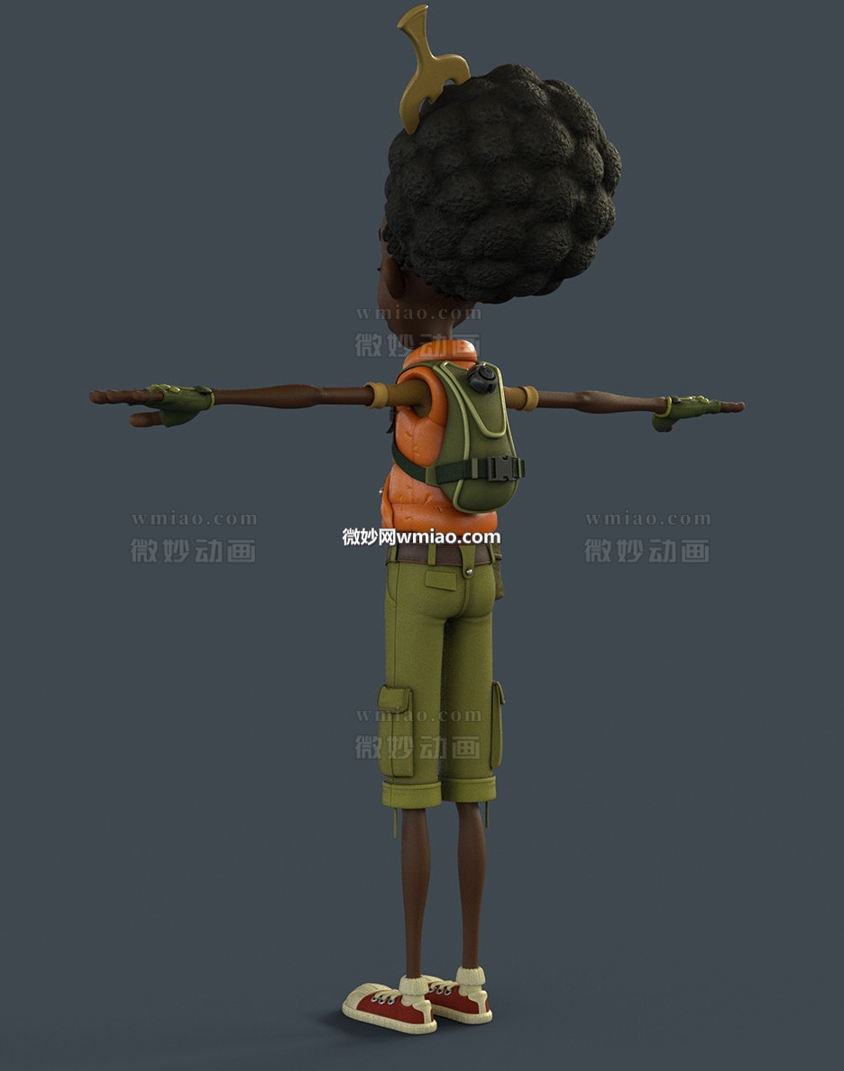 Shelltoes boy full rigged with textures