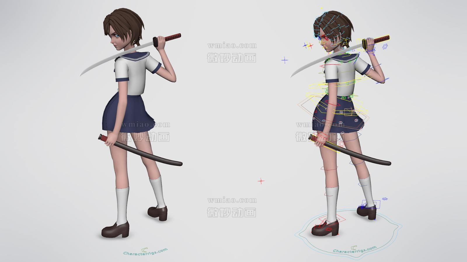 卡内奇原创Neka rig 2.0 - CG模型 - 微妙网wmiao.com