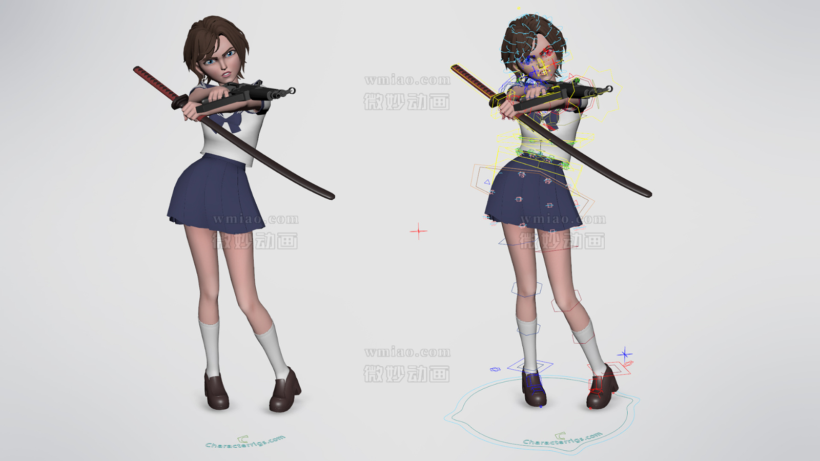 Neka Rig 卡内奇原创Neka rig 2.0 - CG模型 - 微妙网wmiao.com